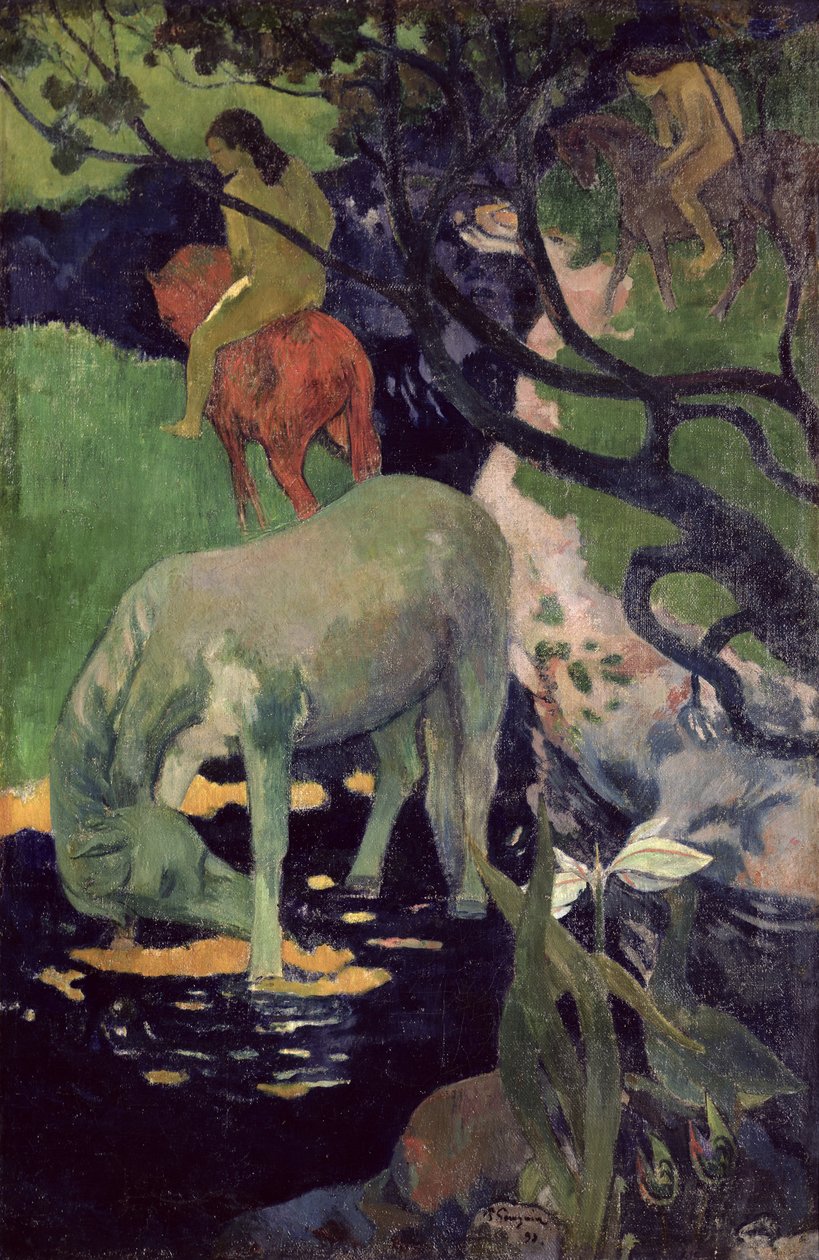Il cavallo bianco, 1898 da Paul Gauguin