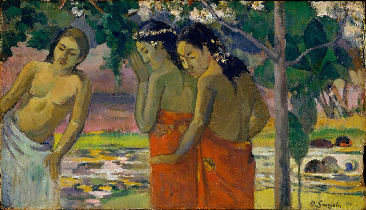 Tre donne tahitiane da Paul Gauguin