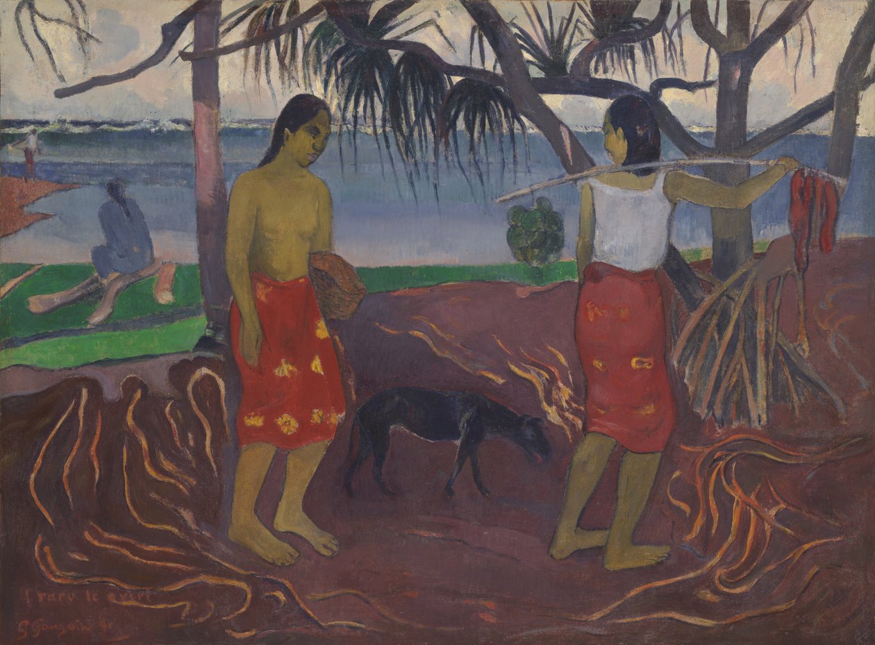 Sotto il Pandanus (I Raro te Oviri) da Paul Gauguin
