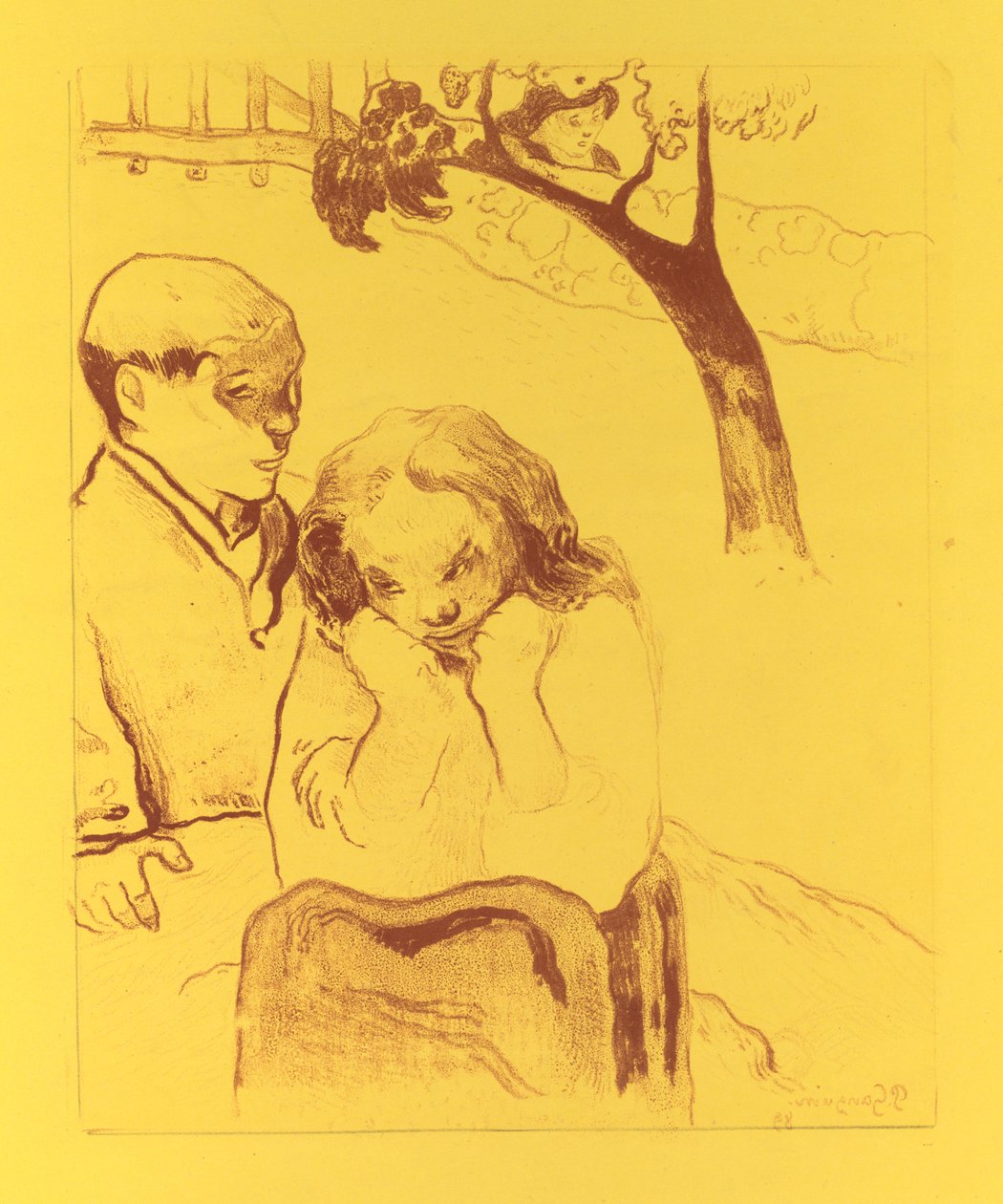 Suite Volpini: Miseria Umana, 1889 da Paul Gauguin