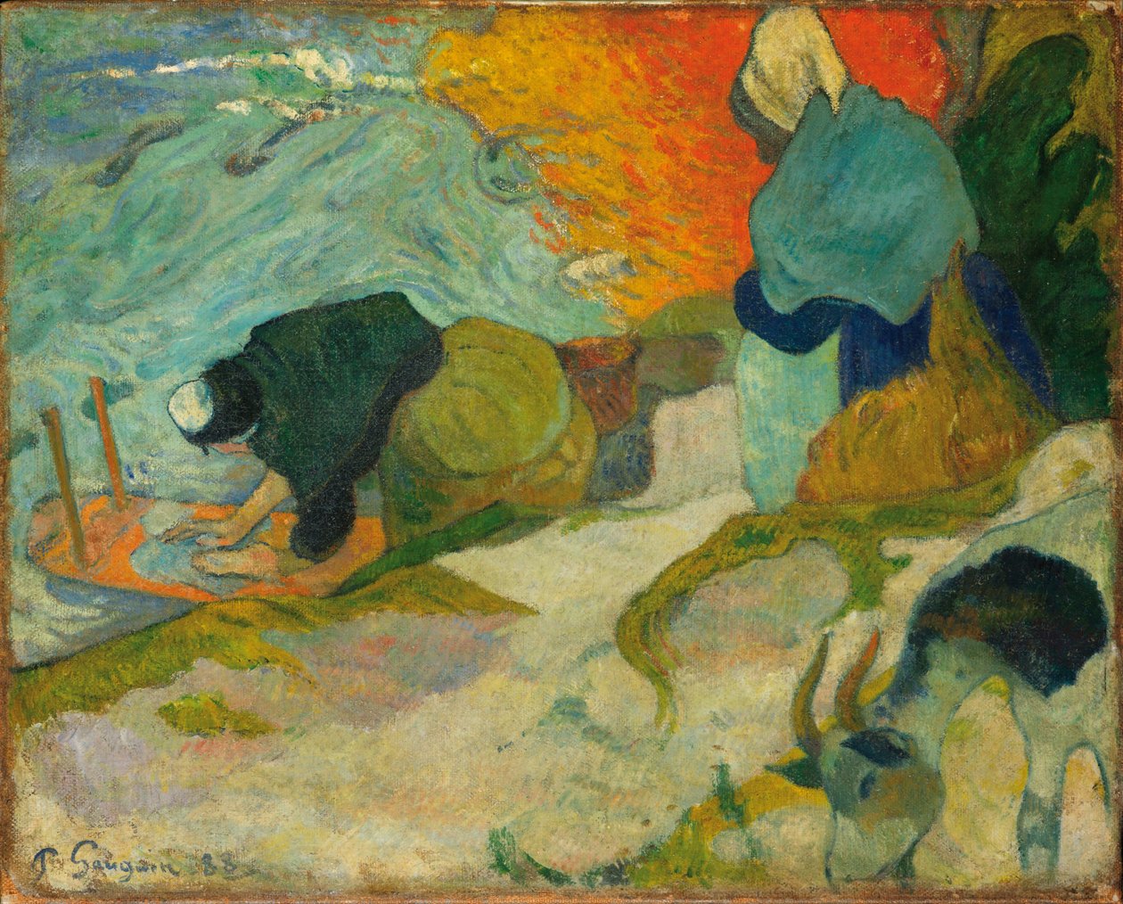Lavandaie ad Arles da Paul Gauguin