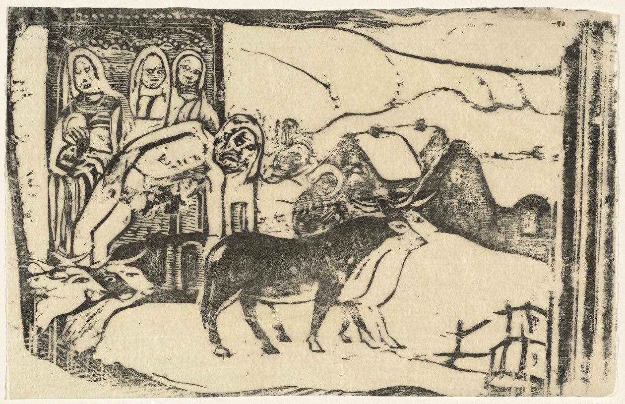 Santuario di Strada in Bretagna da Paul Gauguin