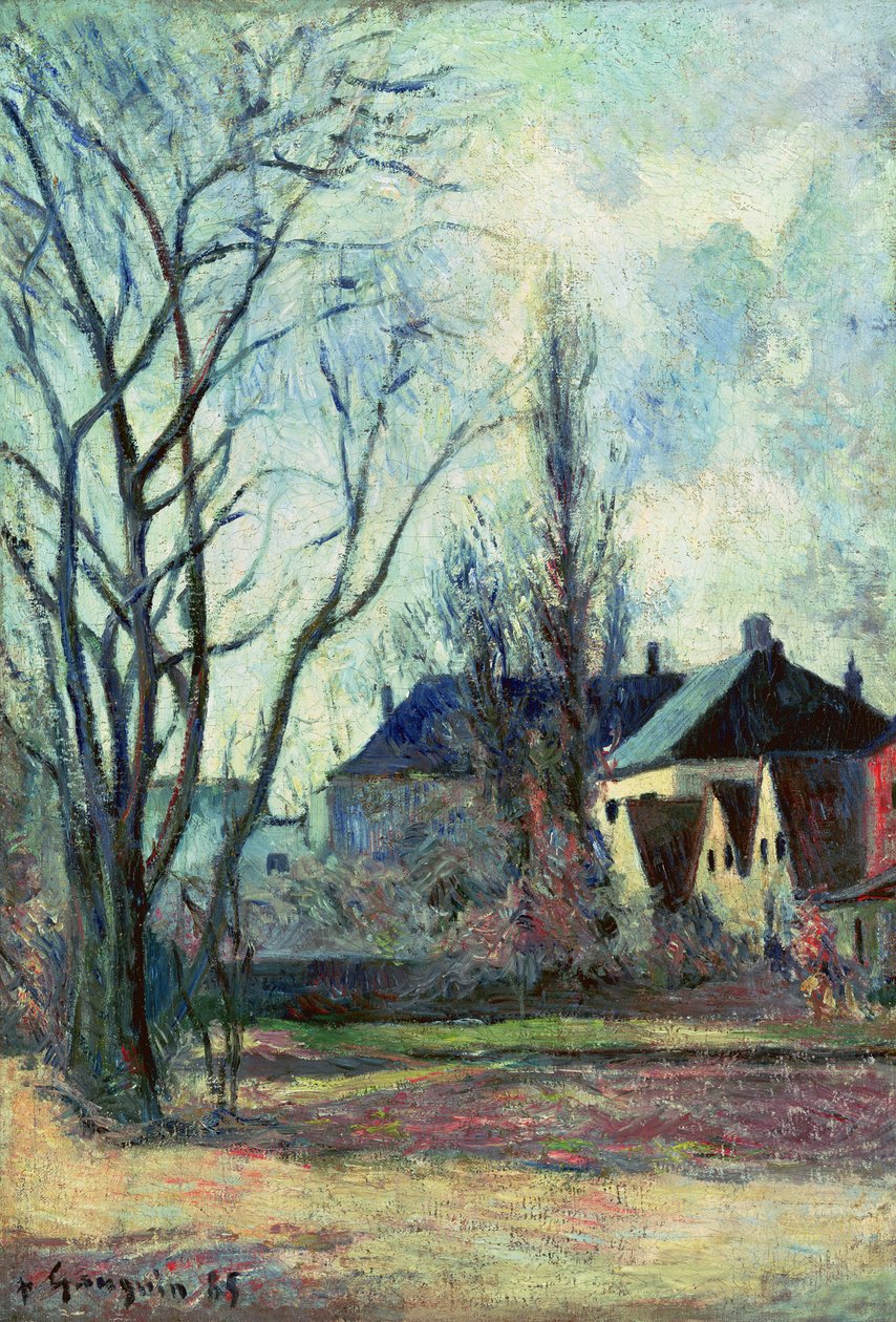 Paesaggio invernale a Copenaghen, 1885 da Paul Gauguin