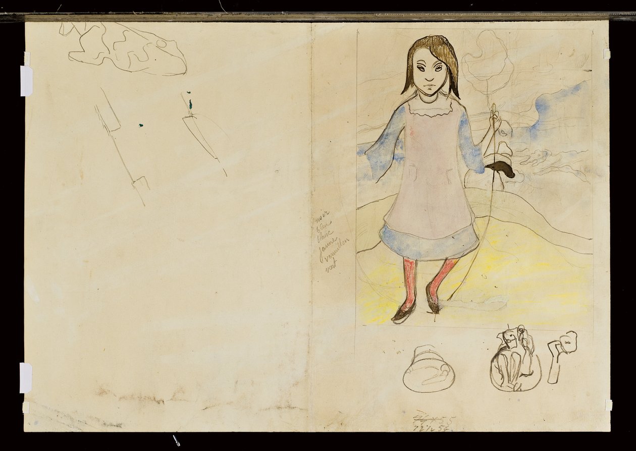 Giovane ragazza da Paul Gauguin