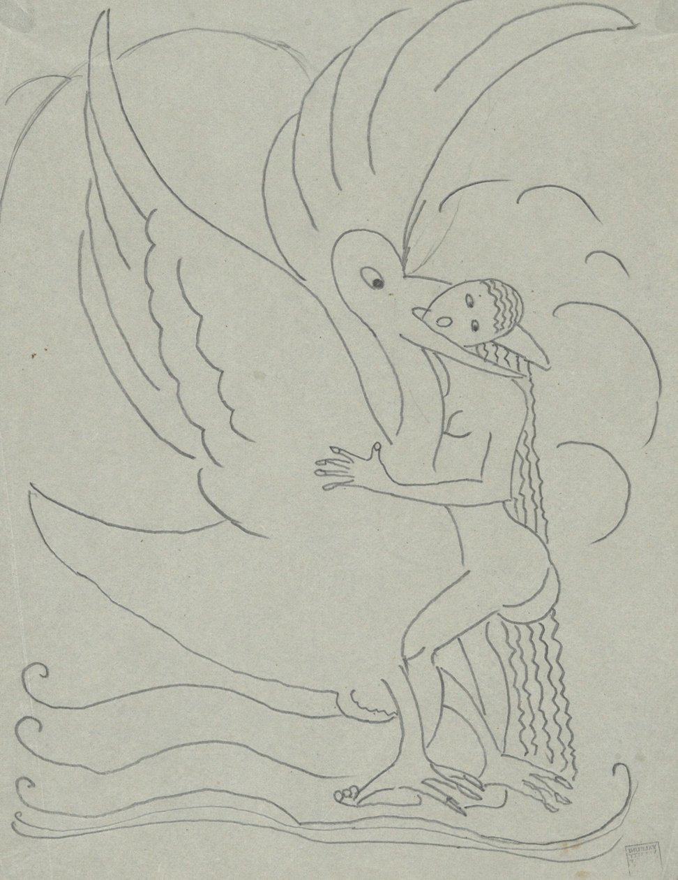 Leda e il cigno da Paul Gaulois