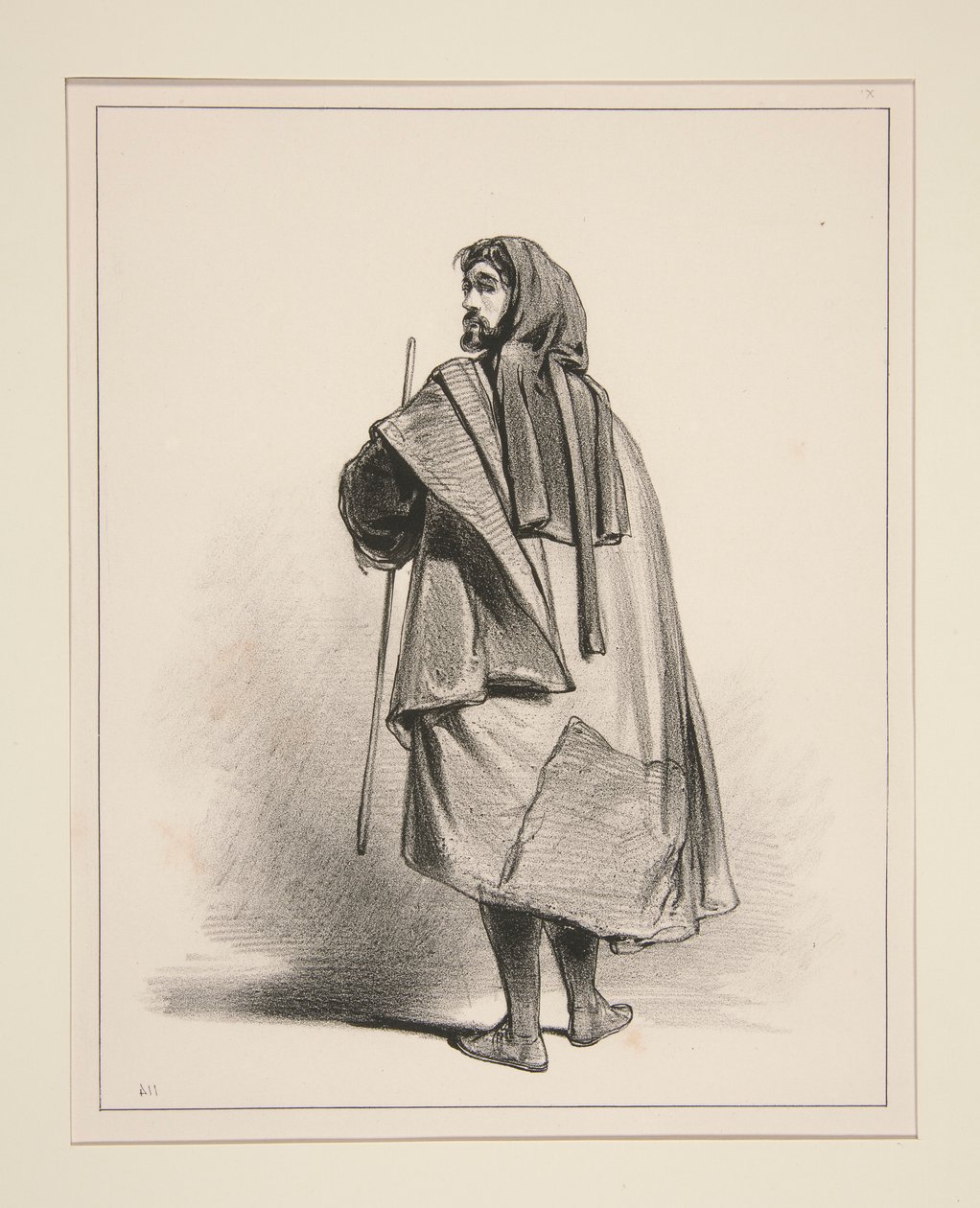 Mercante di Parigi da Paul Gavarni