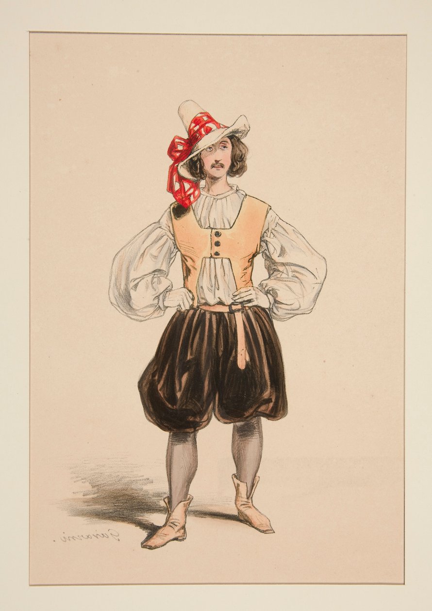 ARCERE. Cappello di feltro. da Paul Gavarni