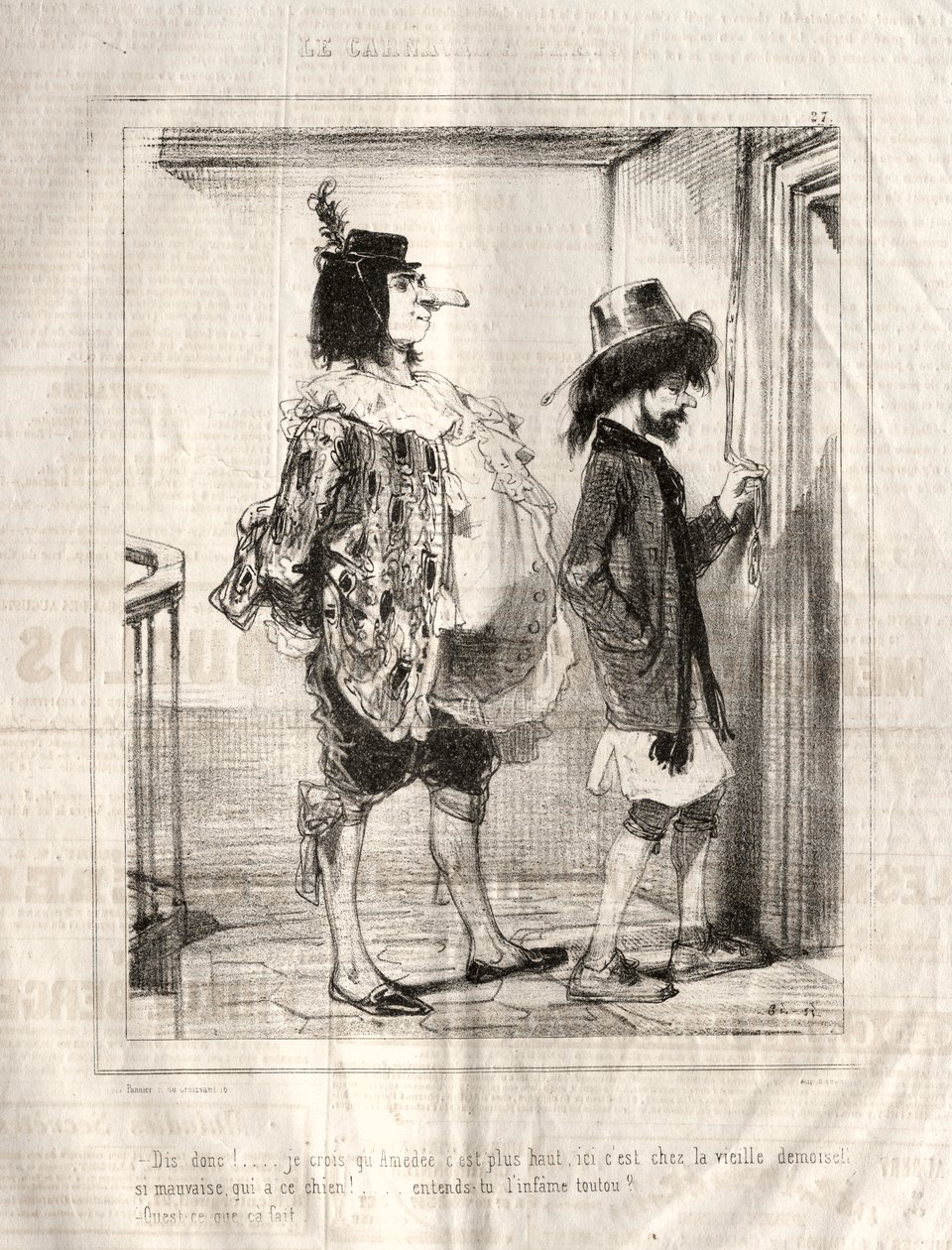 Carnevale, 1841-1843 da Paul Gavarni