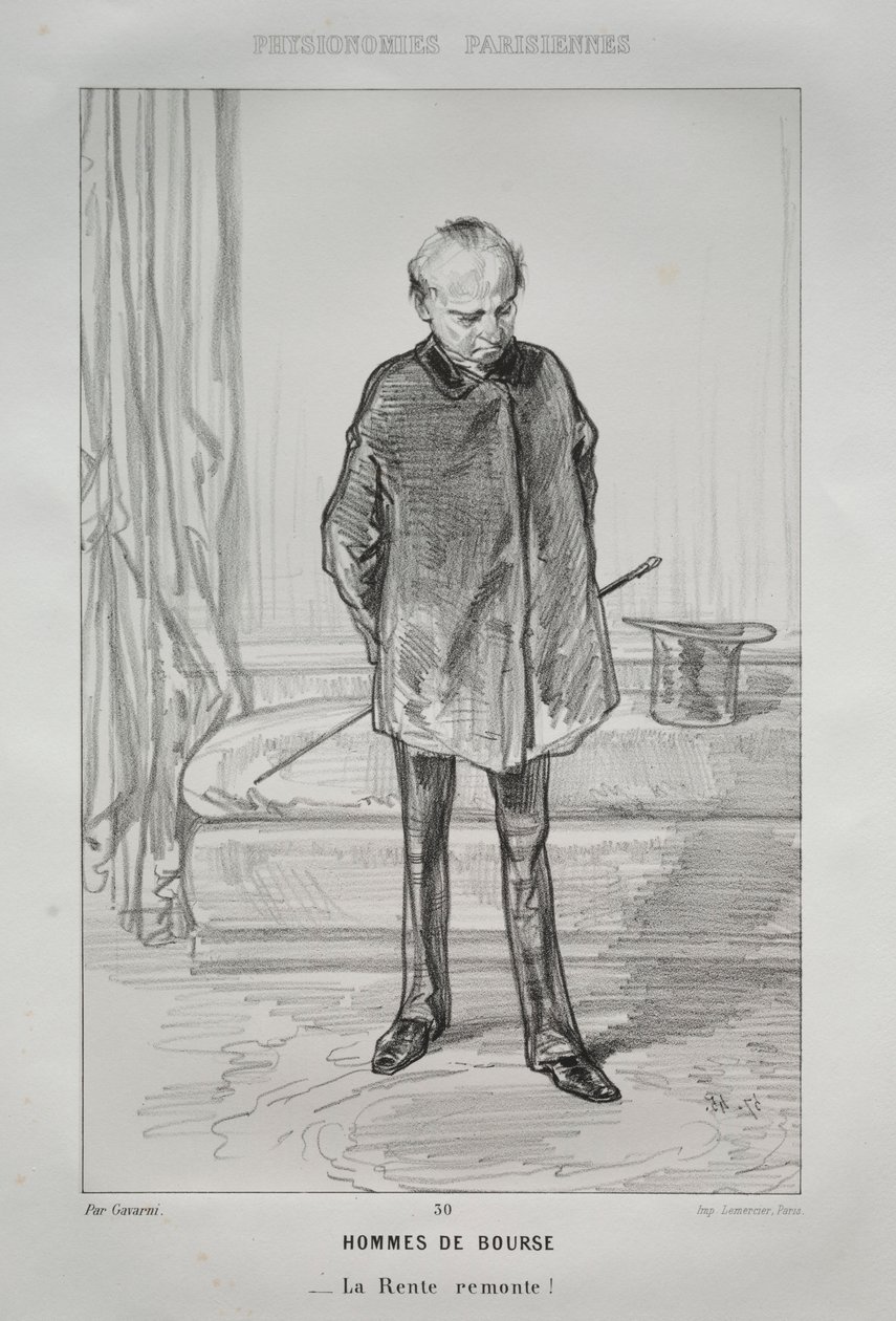 Uomini di Borsa da Paul Gavarni