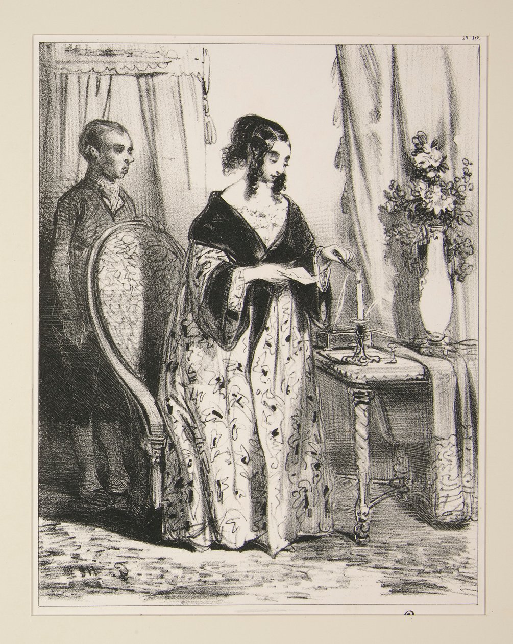 Auguro il buongiorno al Sig. Emile da Paul Gavarni