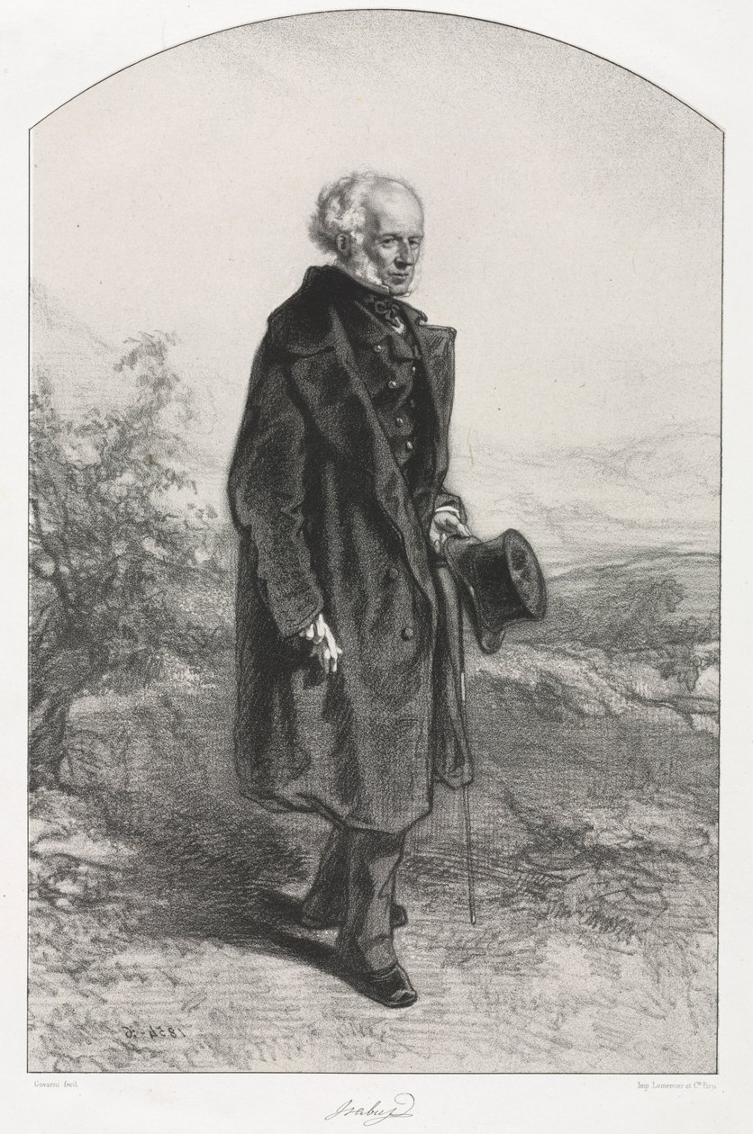 Jean Baptiste Isabey, 1854-1856 da Paul Gavarni
