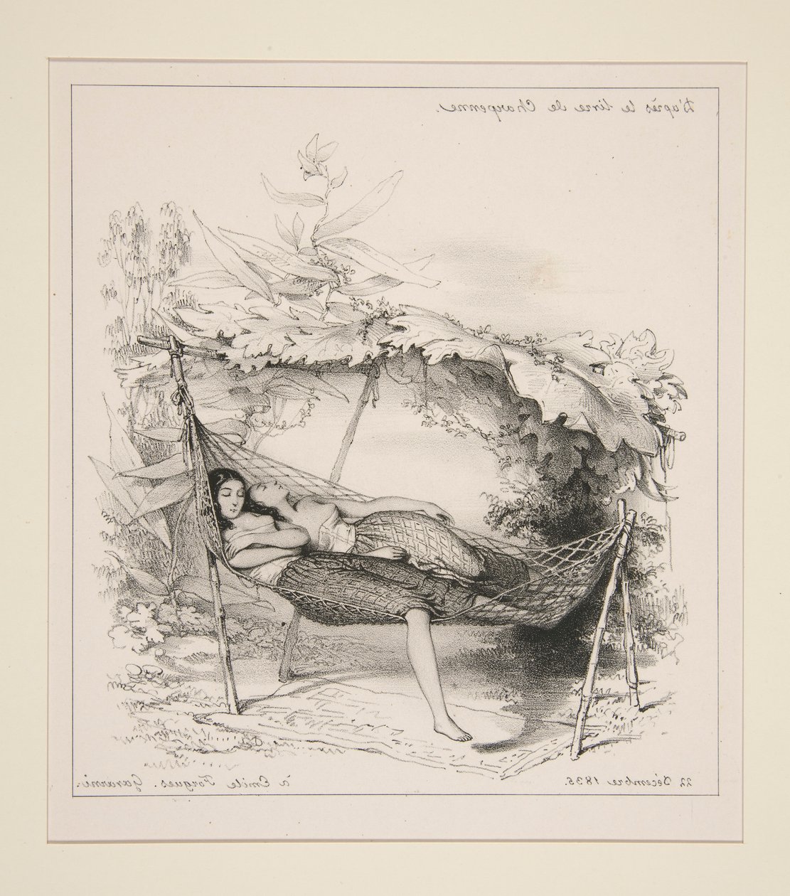 LE HAMAC. da Paul Gavarni