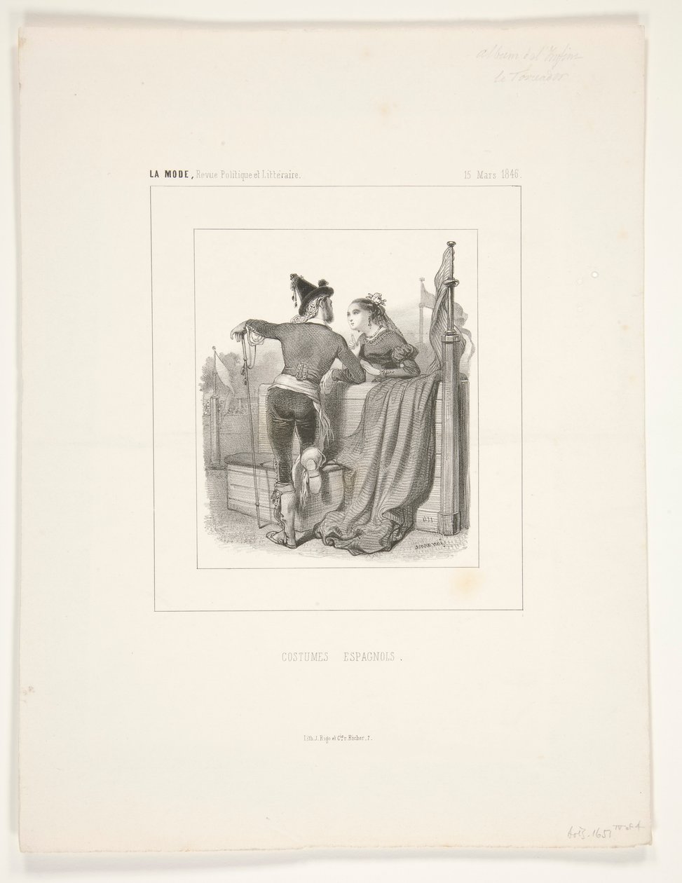 Il torero da Paul Gavarni
