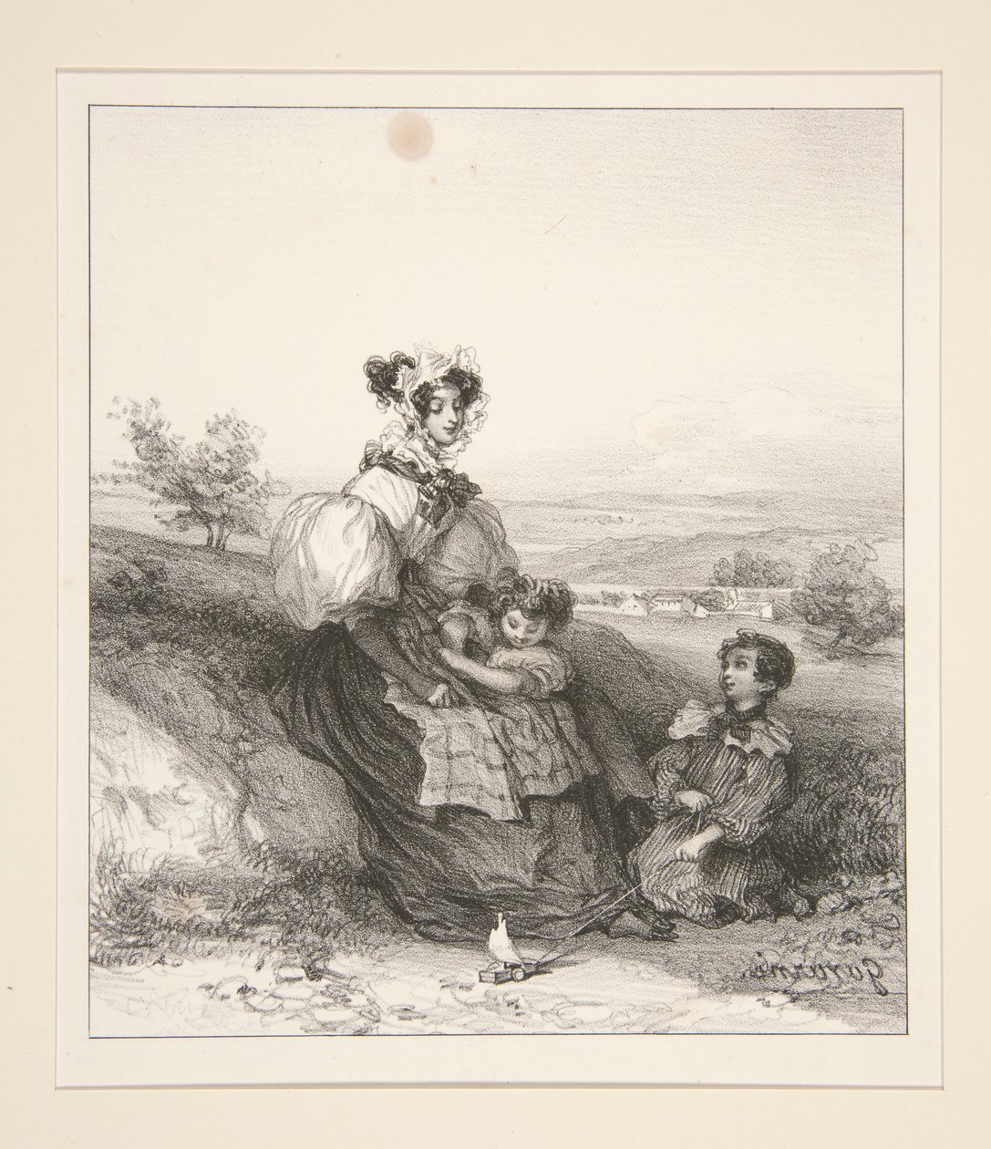 La giovane madre da Paul Gavarni