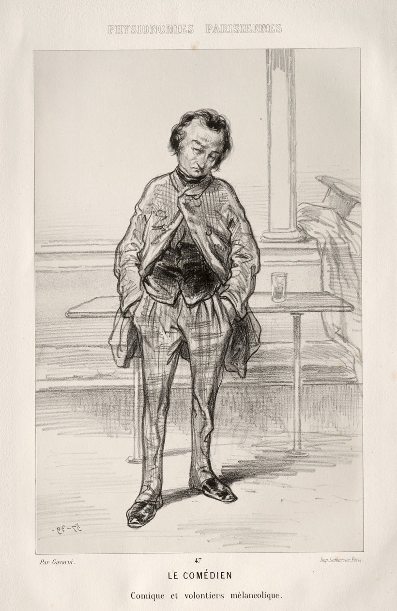 Il comico da Paul Gavarni