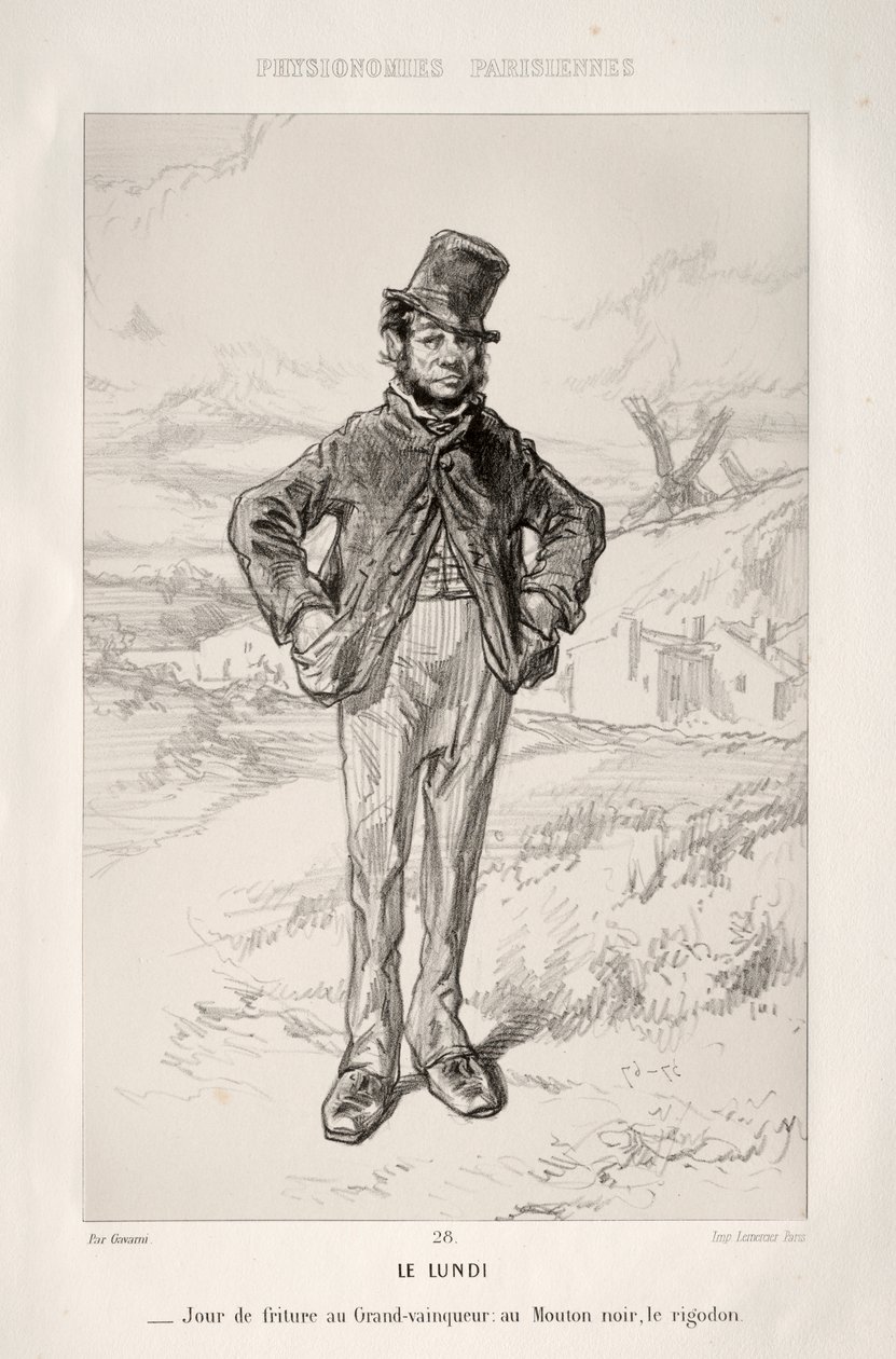Il lunedì da Paul Gavarni
