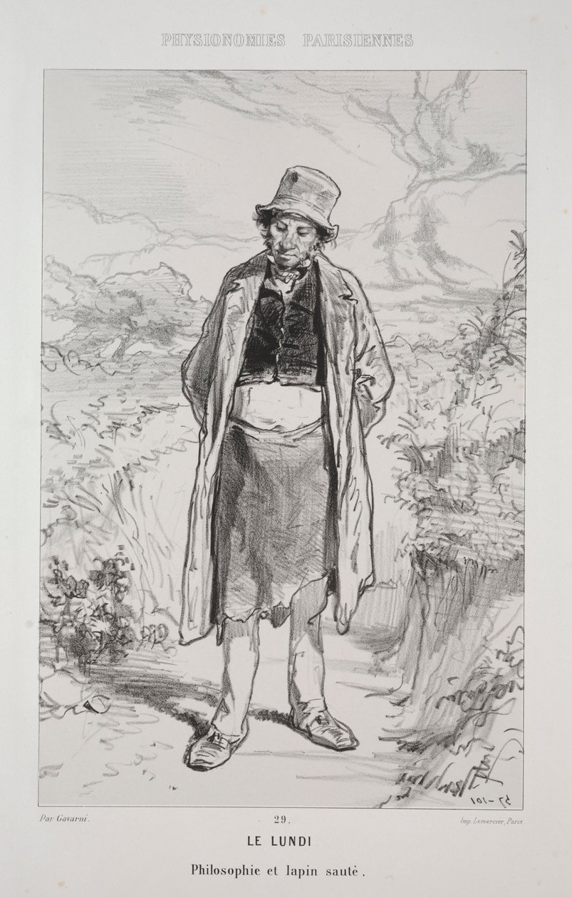 Il Lunedì da Paul Gavarni