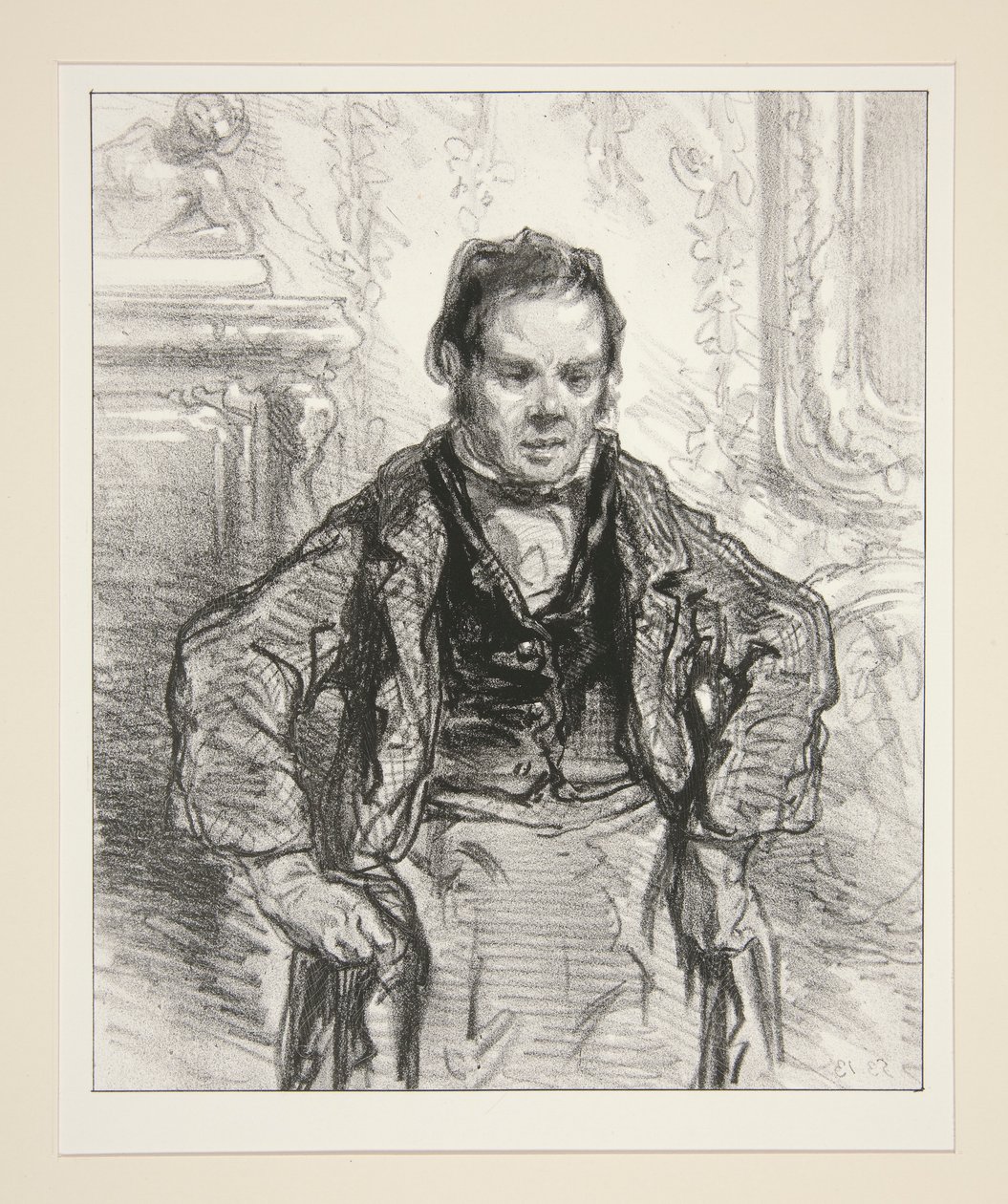 Il padre da Paul Gavarni