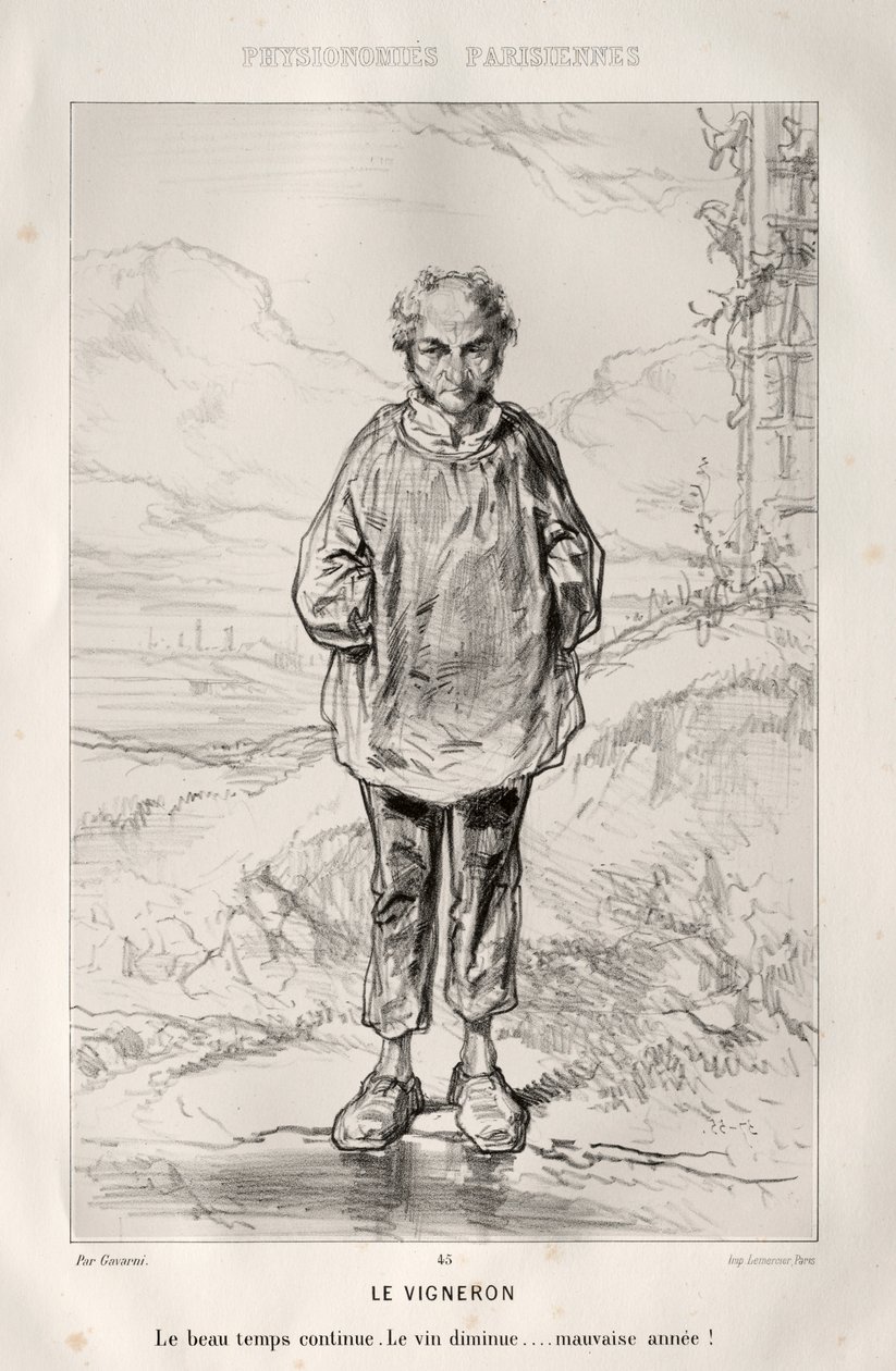 Il vignaiolo da Paul Gavarni