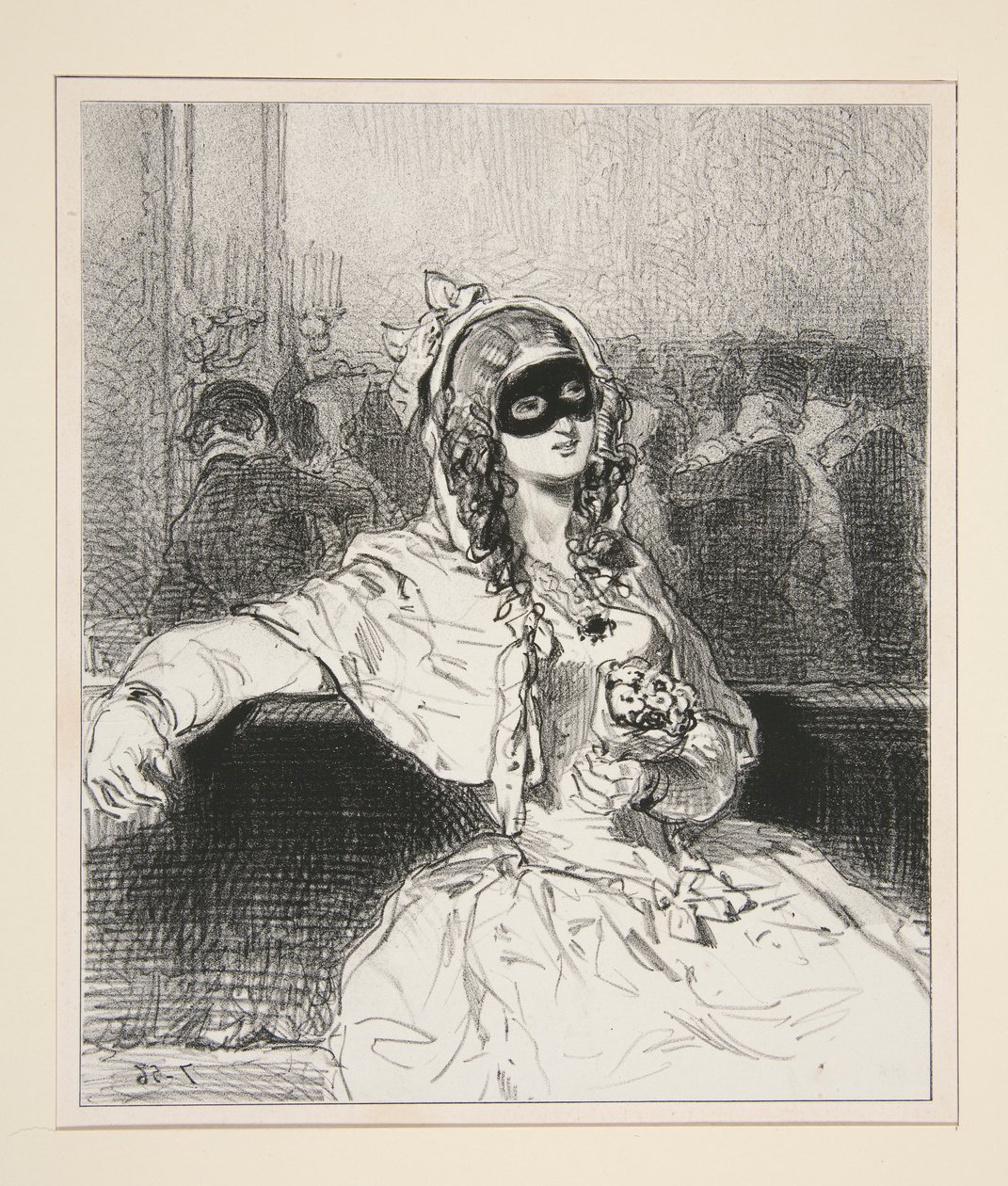 La maschera mente bene: Diogene femmina da Paul Gavarni