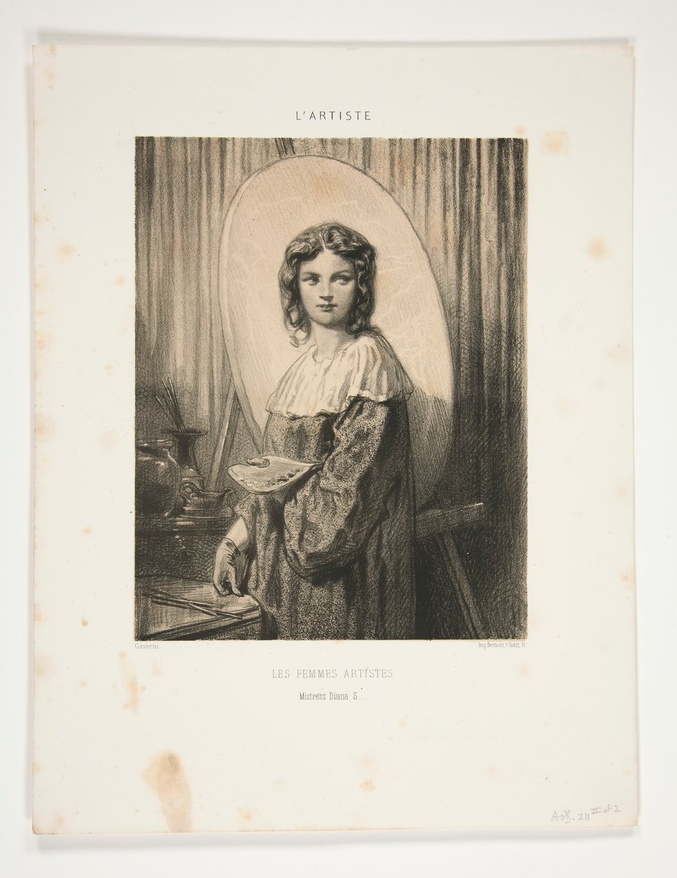 Les Femmes Artists/ Mistress Diana S da Paul Gavarni