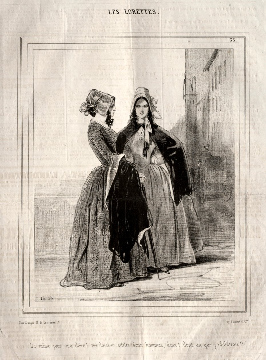 Le Lorette da Paul Gavarni