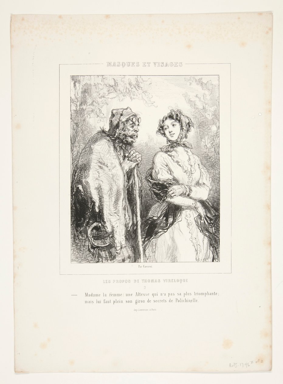 Madame la femme: una altezza che non da Paul Gavarni