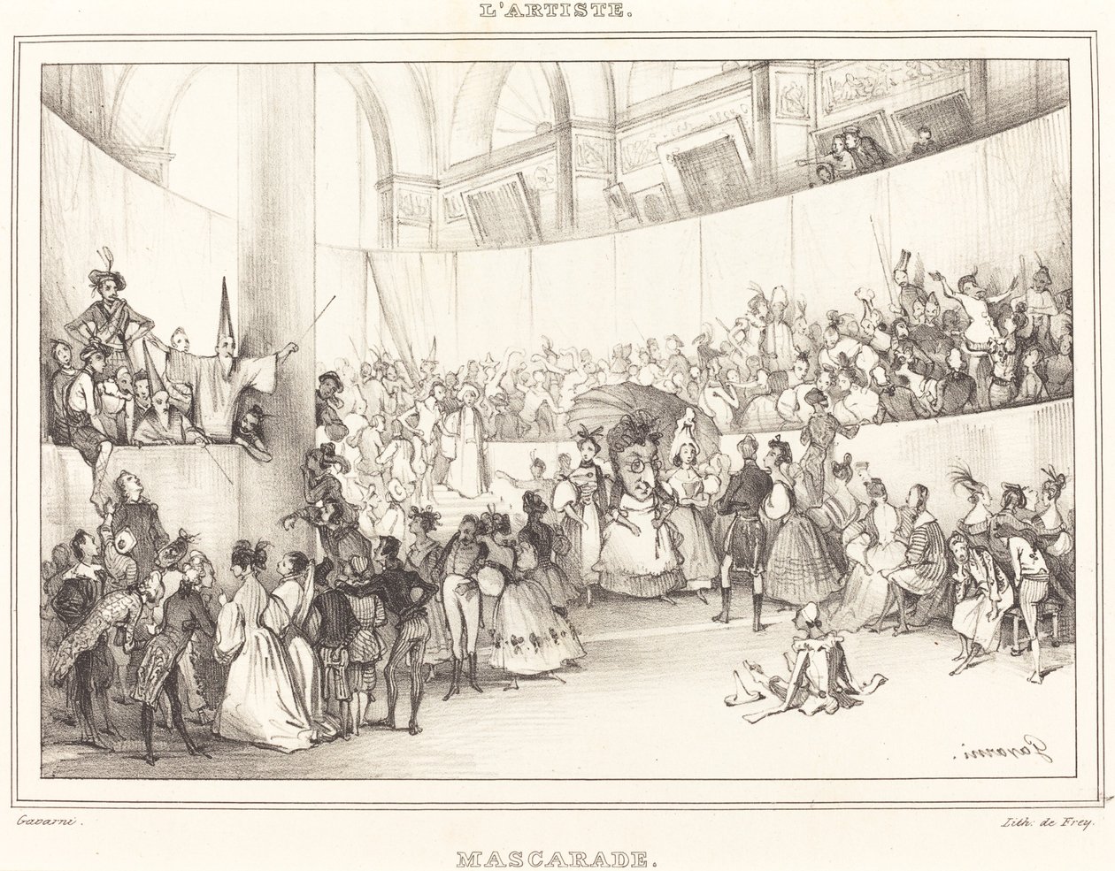 Mascherata da Paul Gavarni