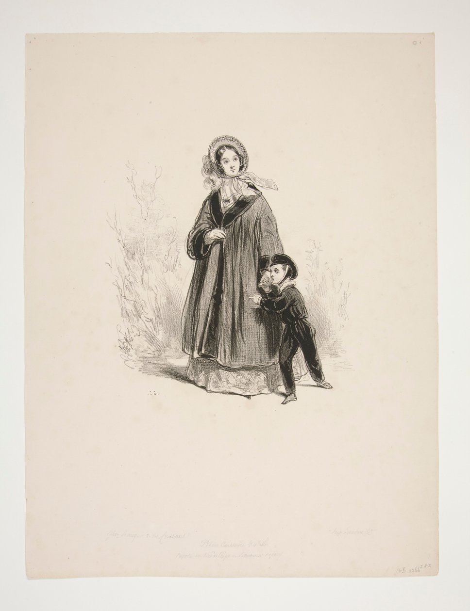 PELISSE DI CACHEMIRE (Delisle) da Paul Gavarni