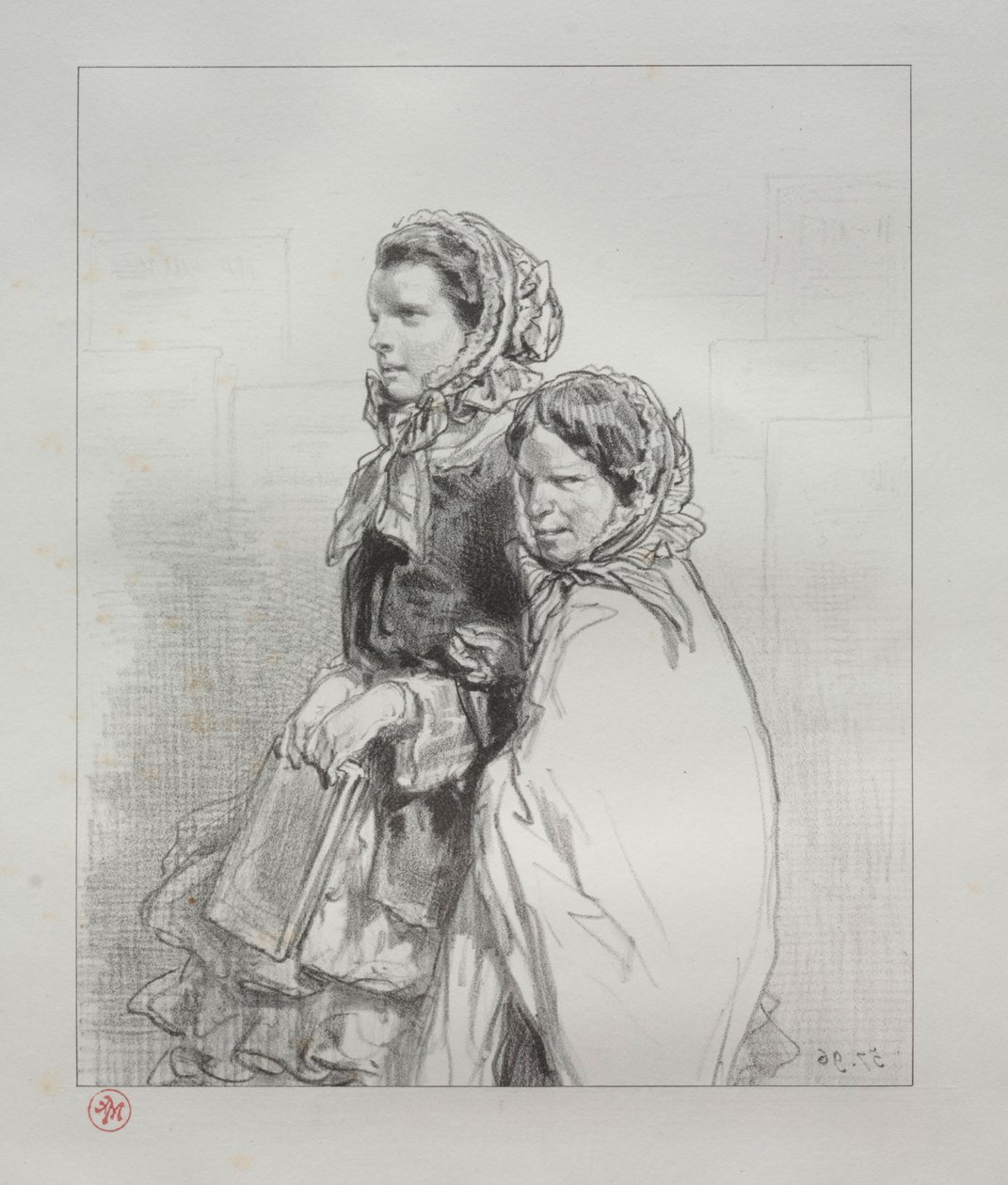 Par-ci, par-là: Mia figlia ha cantato, 1854-1856 da Paul Gavarni