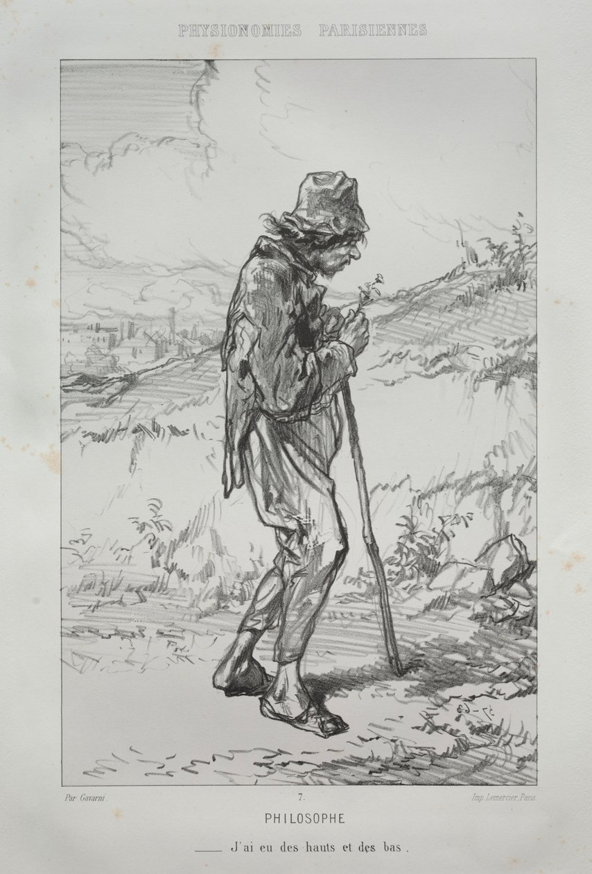 Filosofo da Paul Gavarni