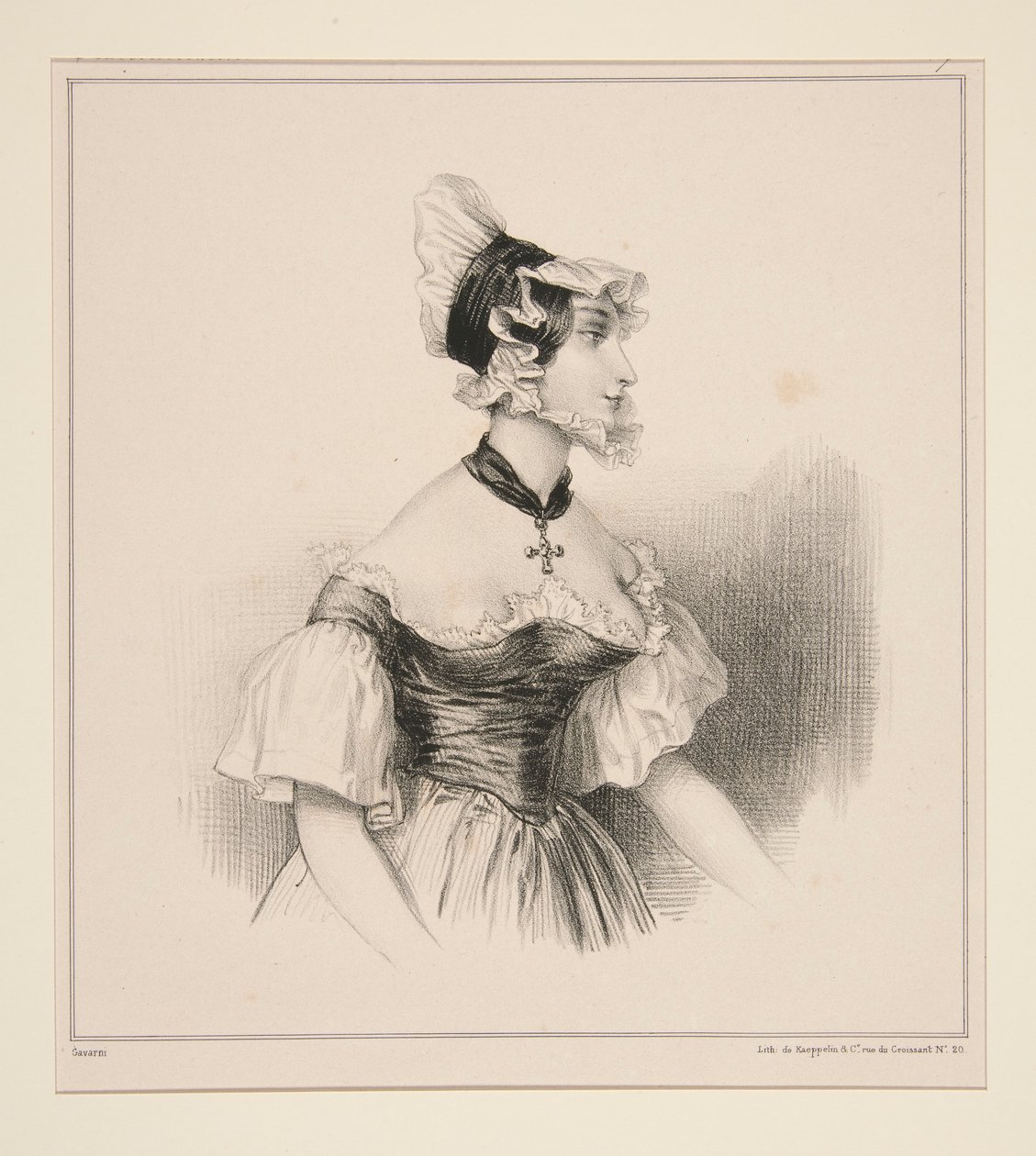 Soubrette da Paul Gavarni