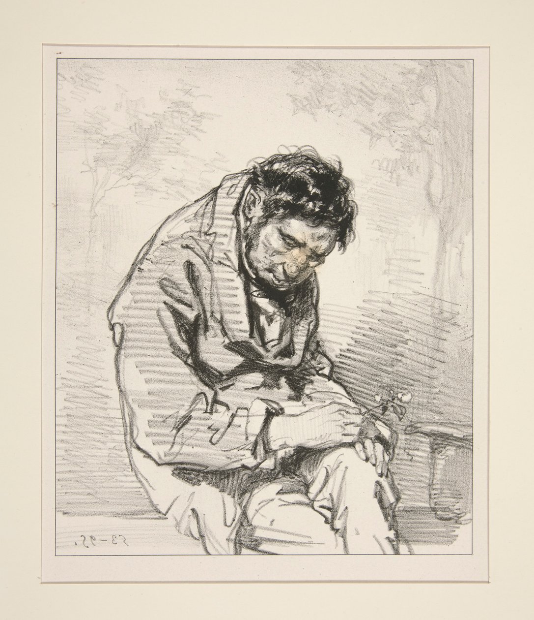 Un amante delle Muse da Paul Gavarni