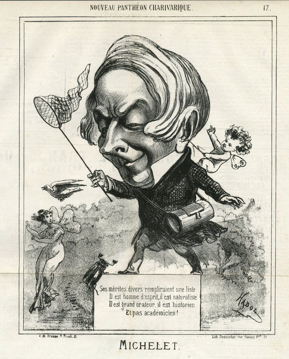 Illustrazione di Hadol in Le Charivari da Paul Hadol