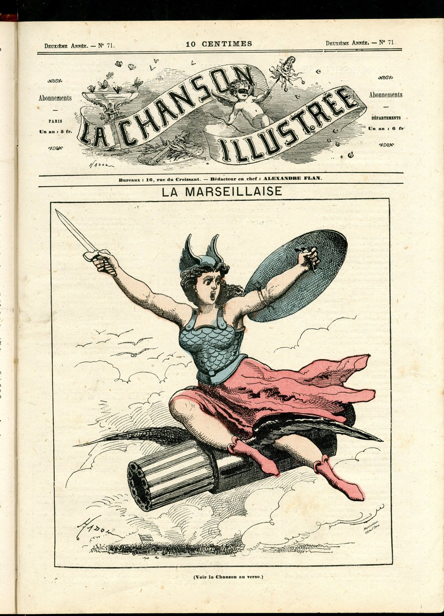 La Chanson illustrée (rivista), numero 71 da Paul Hadol