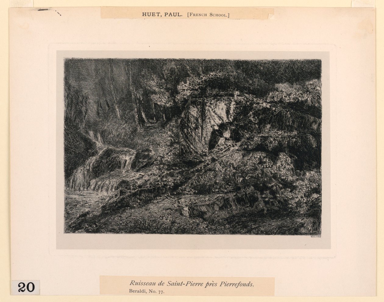 Ruscello di Saint Pierre da Paul Huet