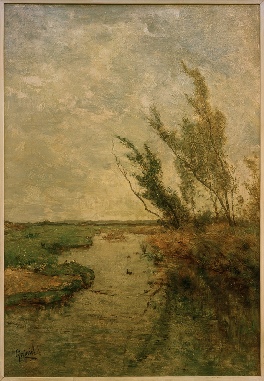 Paesaggio di polder da Paul Joseph Constantin Gabriel