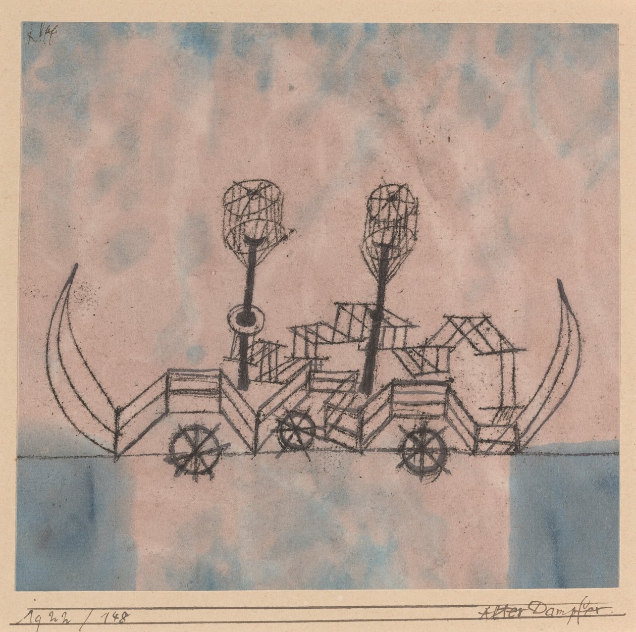 Alter Dampfer da Paul Klee