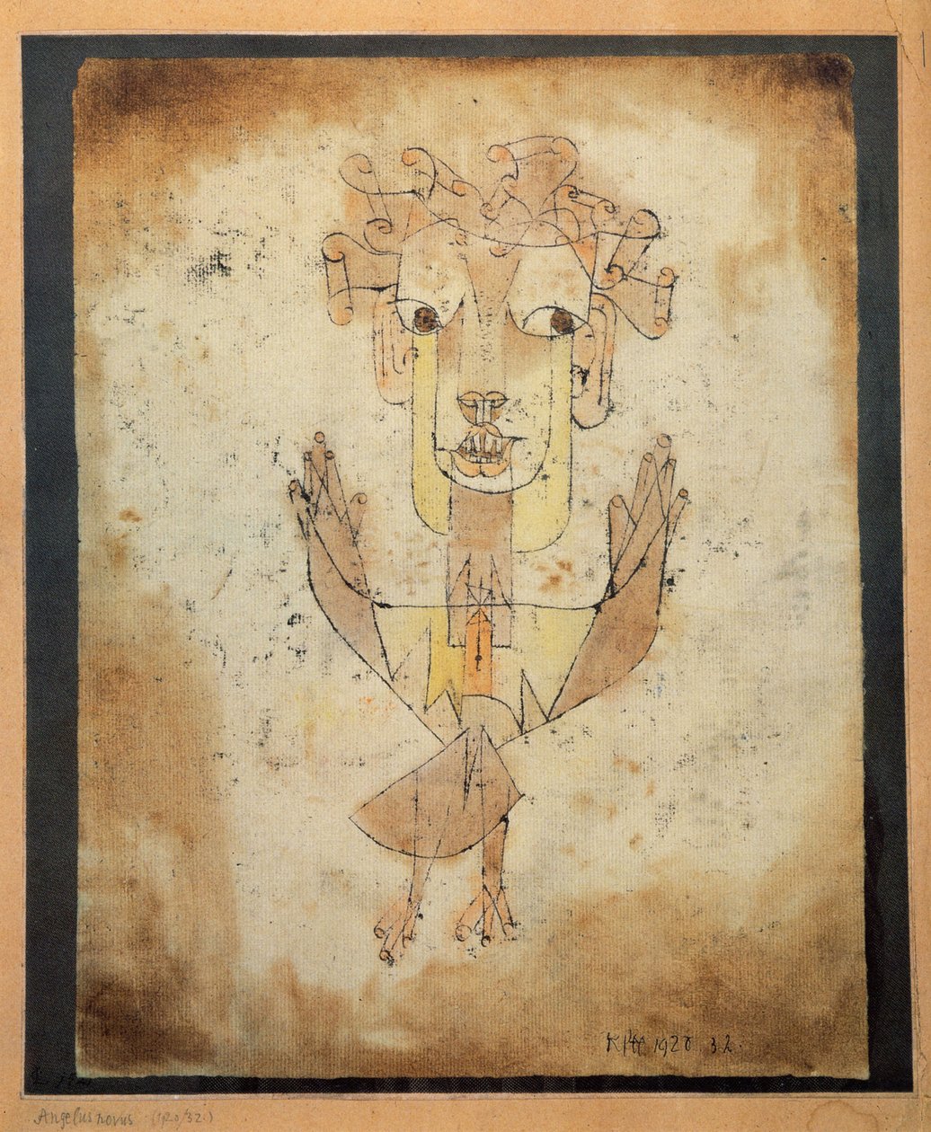 Angelus Novus, 1920 da Paul Klee