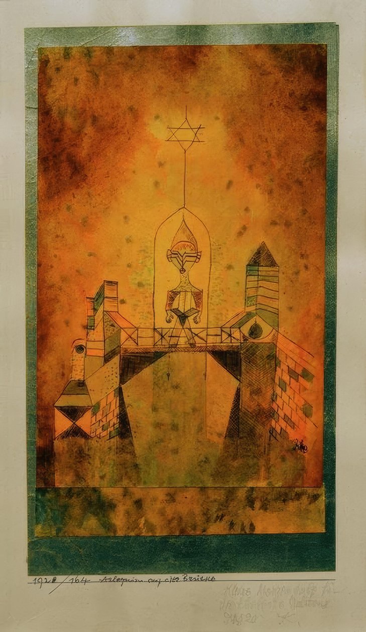 Arlecchino sul ponte da Paul Klee