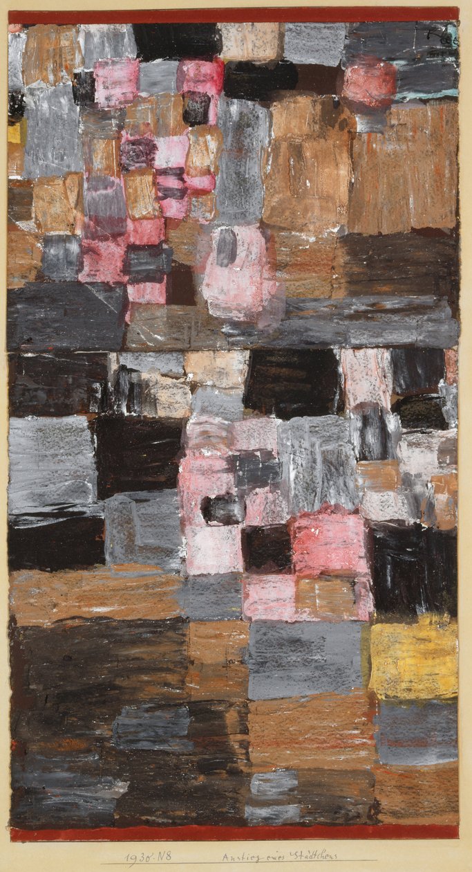 Ascesa di una piccola città da Paul Klee