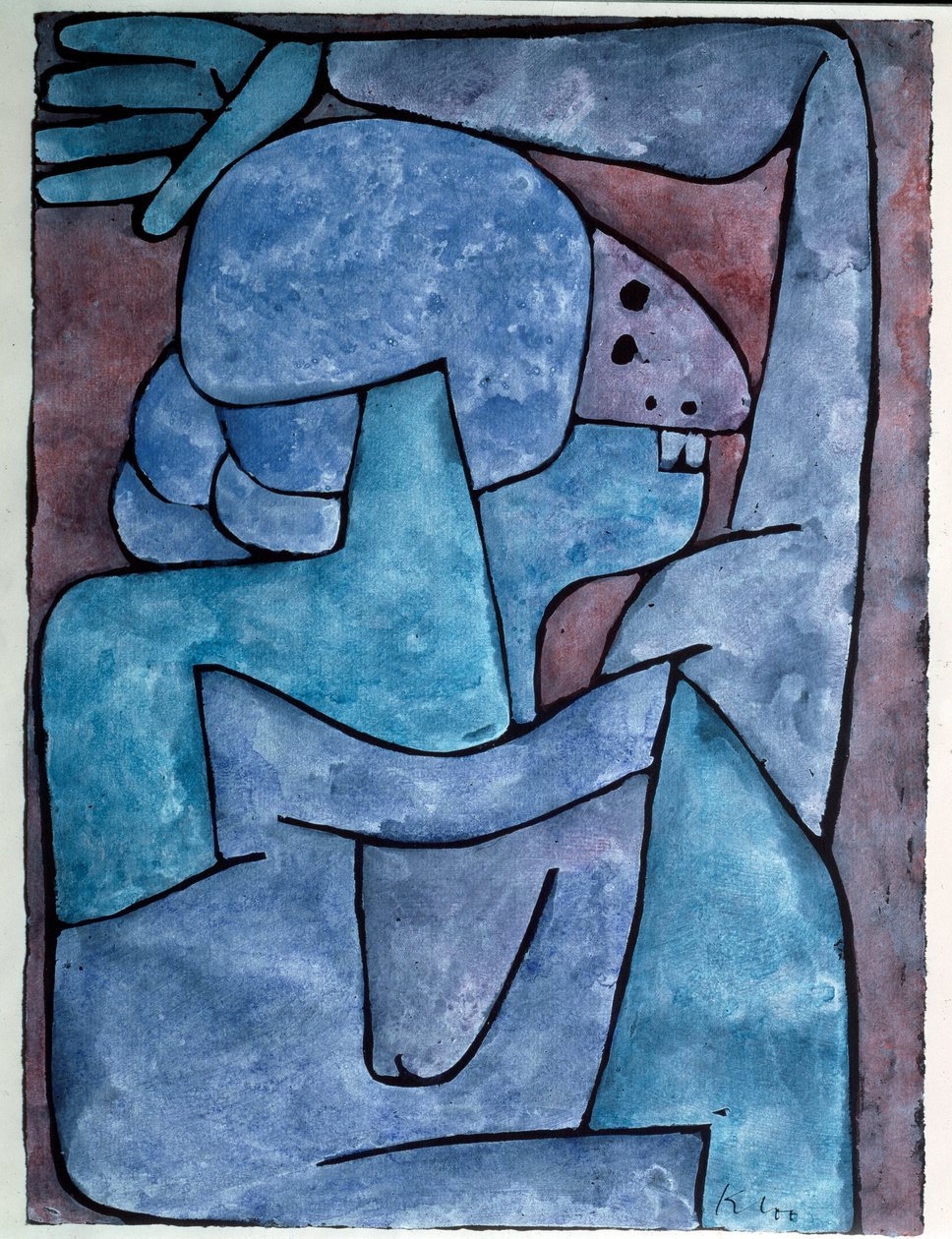 Donna maldicente da Paul Klee