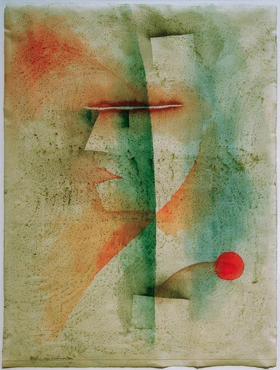 Ritratto di un uomo in costume da Paul Klee