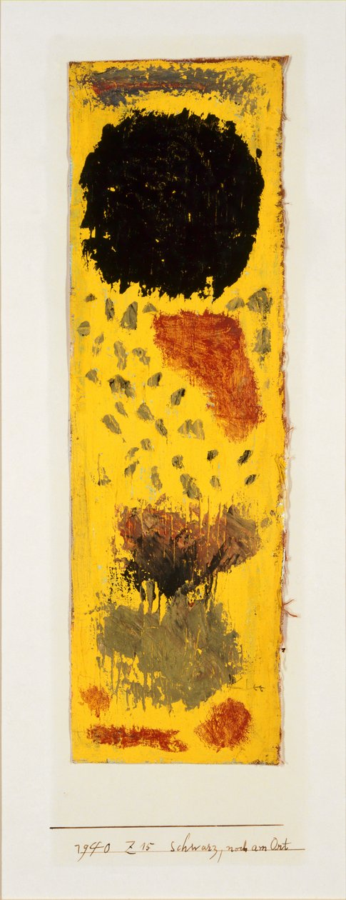 Nero, ancora in posizione da Paul Klee