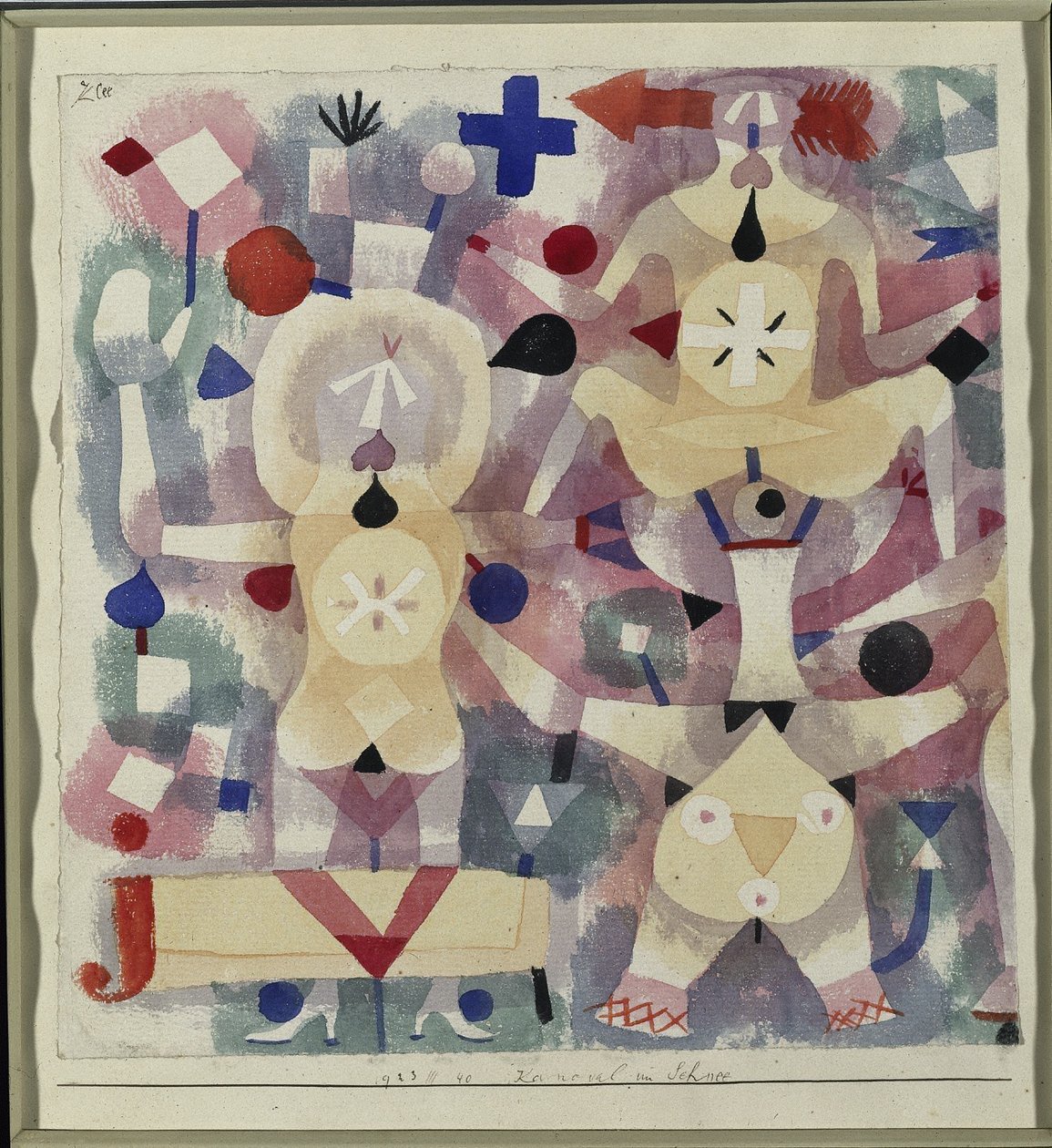 Carnevale nella neve da Paul Klee