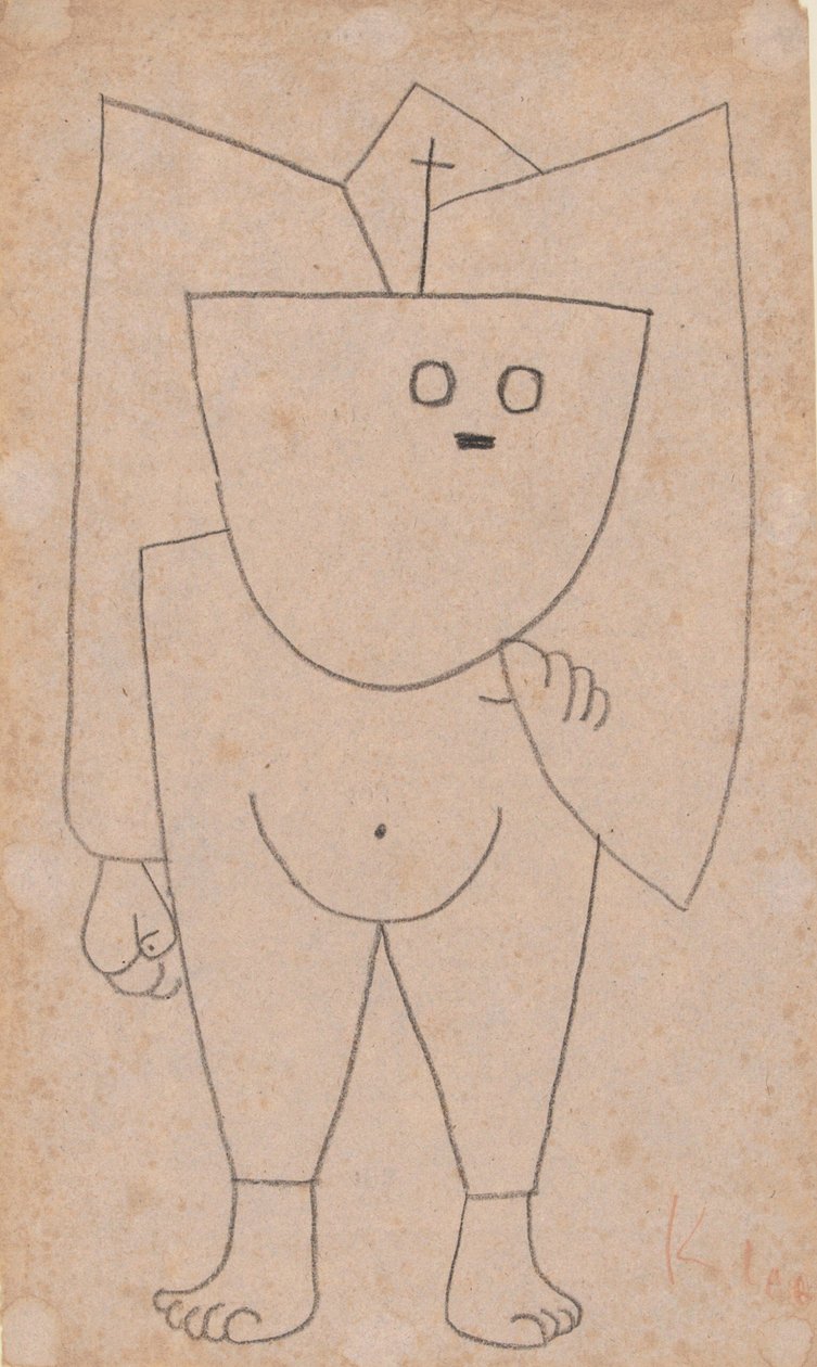 Fantasma cristiano Christliches Gespenst, 1939 da Paul Klee