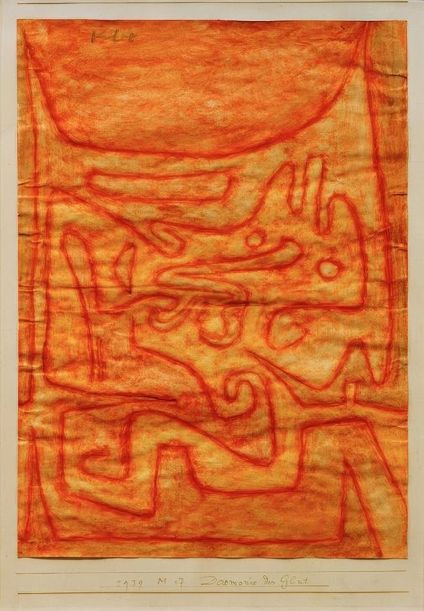 Demone del fuoco da Paul Klee