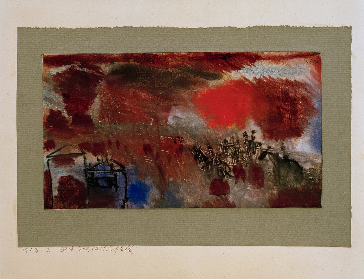 Il campo di battaglia da Paul Klee