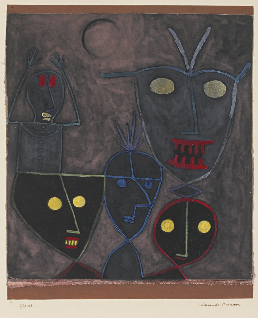 Burattini demoniaci da Paul Klee
