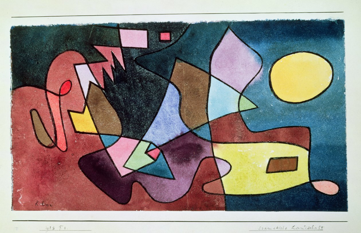 Paesaggio drammatico da Paul Klee